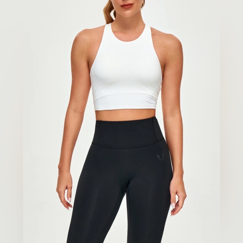 PADDED ATHLETIC TANK - WHITE